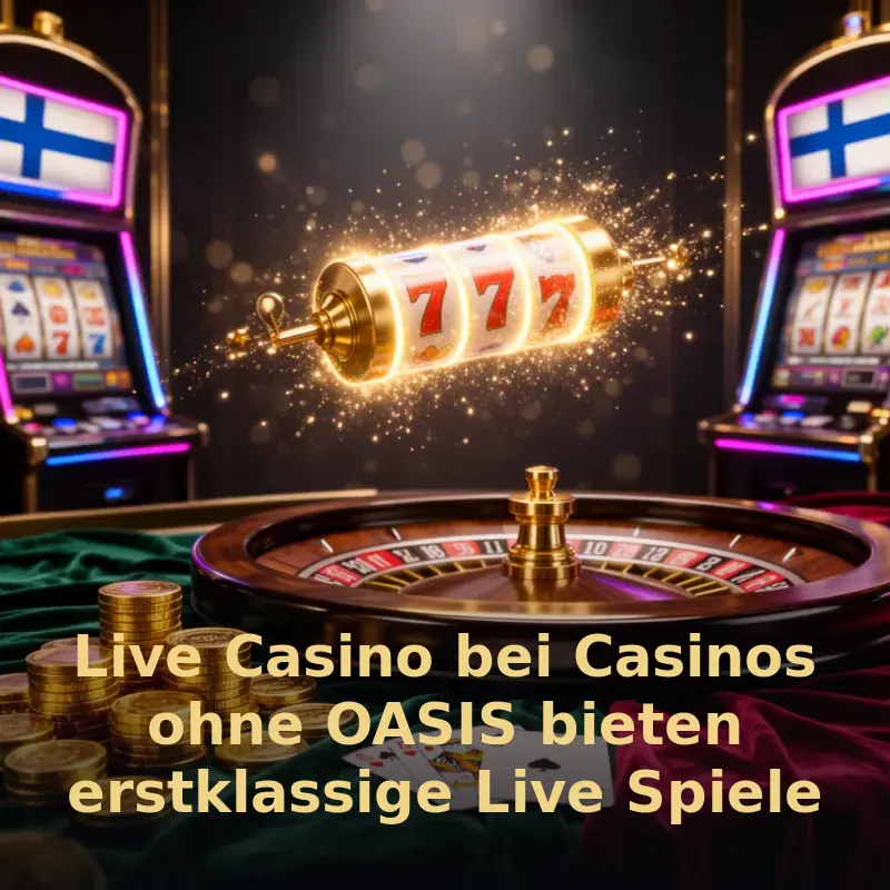 Live Casino bei Casinos ohne OASIS bieten erstklassige Live Spiele